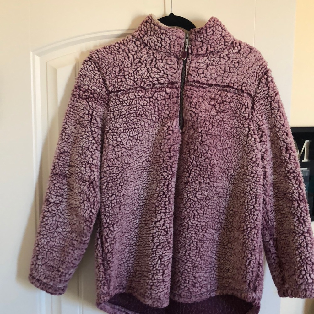 NEED GONE! Purple fuzzy jacket 🌛